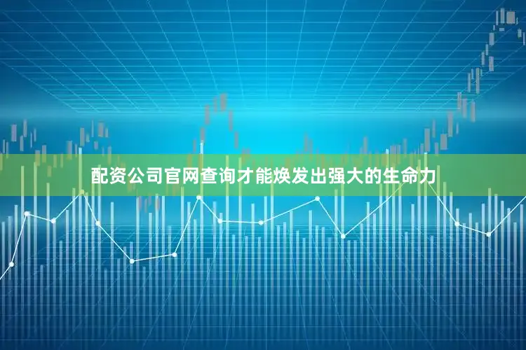 配资公司官网查询才能焕发出强大的生命力