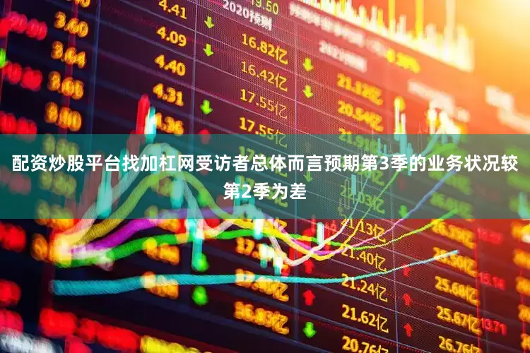 配资炒股平台找加杠网受访者总体而言预期第3季的业务状况较第2季为差
